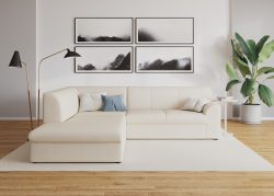 DOMO collection Ecksofa »Topper«, mit Ottomane, wahlweise mit Schlaffunktion