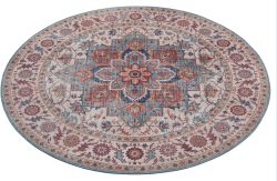 Teppich, »Anthea«, NOURISTAN, rund, Höhe 5 mm, maschinell gewebt