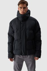 4F Steppjacke, mit Kapuze