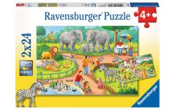 Ravensburger 2 X 24 Teile Ein Tag im Zoo