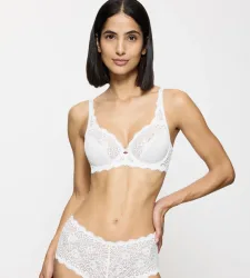 Triumph - Bügel-BH W AMOURETTE, für Damen, Beton-Optik / Weiss, Größe 70H