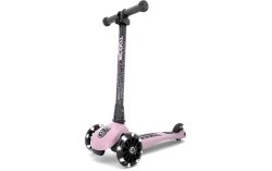 Scoot and Ride Highwaykick 3 LED Scooter hellrosa