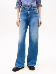 Tommy Jeans Weite Jeans »Claire High Rise« mit Logo-Badge