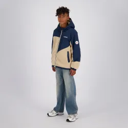 Vingino Kapuzenfleecejacke mit Kapuze Reissverschlusstasche, mit Kapuze