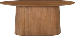 mutoni - Esstisch Luminia natur 180x100, One Size, Braun
