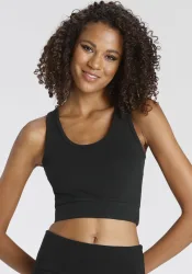 LASCANA ACTIVE Sporttop Crop-Top mit breiten Trägern