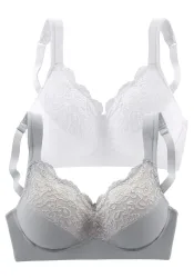petite fleur by Lascana Soft-BH Packung, ohne Bügel mit Komfortträgern ? auch ideal für grosse Grössen