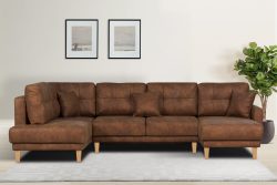Home affaire Wohnlandschaft »Triplo«, mit Steppung, auch mit Bettfunktion und Bettkasten, incl. 3 Zierkissen