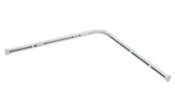Diaqua - Duschvorhangschiene Special weiss, Winkel, One Size