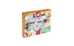 Janod, Janod Haptik-Puzzle IM ZOO 20-teilig in bunt