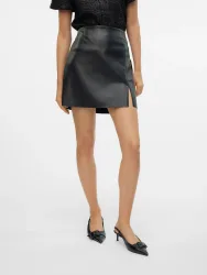 Vero Moda Lederimitatrock 