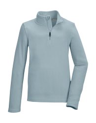 Killtec Fleeceshirt »KSW 247 GRLS FLC SHRT« Fleeceshirt mit Stehkragen, Kinnschutz und hohem Tragekomfort