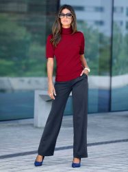 Pullover mit Rollkragen