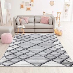 Carpet City Teppich »YOUNG965«, rechteckig, 11 mm Höhe, Moderner Jugend-Teppich mit Raute-Optik