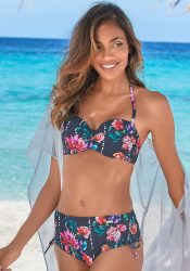 Sunseeker Bügel-Bandeau-Bikini-Top »Modern«, mit Blumenprint