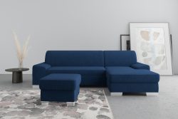 DOMO collection Ecksofa »Anzio«, wahlweise mit Bettfunktion und Federkern