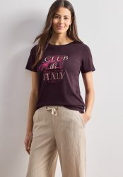 STREET ONE Kurzarmshirt Sommershirt mit Artwork