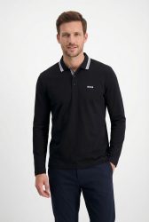 BOSS GREEN Langarm-Poloshirt 