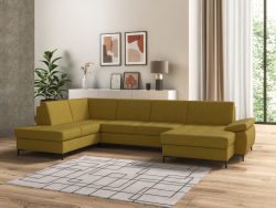 DOMO collection Wohnlandschaft »Capelo«, mit Armteilverstellung, wahlweise mit Bettfunktion, inklusive Federkern