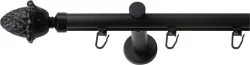 SN DECO GROUP Gardinenstange Ø 19 mm 1 läufig-läufig Fixmass;kürzbar