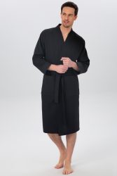 my home Unisex-Bademantel »Vanessa«, (1 St.), Taschen, Damen & Herren, Waffelpiqué