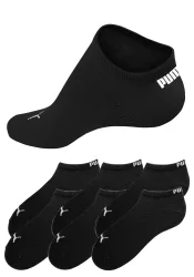Puma - Socken  6er Pack Stretch-Sneaker Plain ECOM 6P, für Damen, Schwarz, Größe 43-46