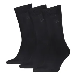 Calvin Klein - Socken, Waden 3 Pack, für Herren, Black, Größe 43-46