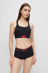 HUGO Bralette-BH »BRALETTE PAD.RED LAB 10241852 01«, mit aufgesticktem HUGO BOSS Logo
