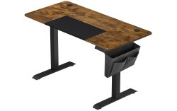 Elektrischer Schreibtisch RUSTIK VASAGLE 60x120x72cm braun