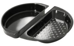 Outdoorchef Halbmond (2-Teilig) - Kochset (Schwarz)