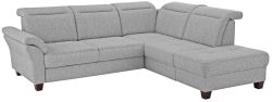Premium collection by Home affaire Ecksofa »Solvei«, mit Ottomanenabschluss und Sitztiefenverstellung, wahlweise auch mit Kopfteilverstellung und Bettfunktion, Federkern