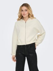 Only Lingerie - Sweatjacke mit Kapuze, für Damen, Beige, Größe M