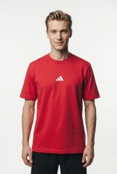 adidas - T-Shirt, für Herren, Rot, Größe XXL