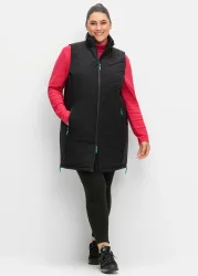 Sheego Langjacke ohne Kapuze