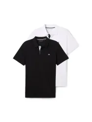 TOM TAILOR Poloshirt Packung, 2 Stk. im Doppelpack