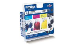 Brother LC980 Original Tintenpatrone LC980VALBP Schwarz, cyan, magenta, gelb 4 Stück Multipack