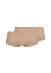 Skiny - Duopack, Hipster, für Damen, Beige, Größe 40