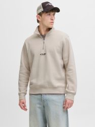 Jack & Jones - Sweatcardigan, für Herren, Ecru, Größe M