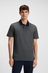 BOSS ORANGE - Poloshirt, kurzarm, für Herren, Dunkelblau, Größe M