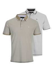 Jack & Jones - Poloshirt  2er Pack Bequem sitzend-JJEPAULOS POLO 2PK, für Herren, Multicolor, Größe XXL