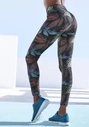 LASCANA ACTIVE Leggings mit floralem Druck