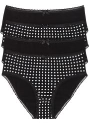 bonprix Maxislip Packung, 4 Stk. klassischer Stil, figurnaher Schnitt, mit dekorativer Schleife