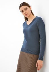 VILA - Pullover, für Damen, Grau, Größe M