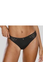 Lascana - Tanga, für Damen, Black, Größe 46