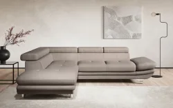 COTTA Ecksofa Arm- & Kopfteilverstellung, optional Bettfunktion