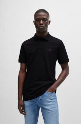 BOSS ORANGE - Poloshirt, kurzarm, für Herren, Black, Größe M