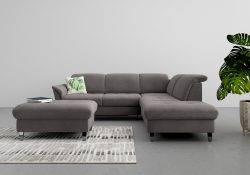 sit&more Ecksofa, wahlweise mit Kopfteilverstellung, Bettfunktion und Stauraum