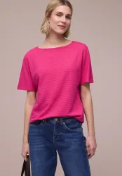 Dropped Shoulder Shirt mit Struktur
