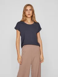 Vila Rundhalsshirt 