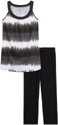 bonprix Jerseykleid Set, 2 tlg. mit Capri-Leggings in 3/4-Länge